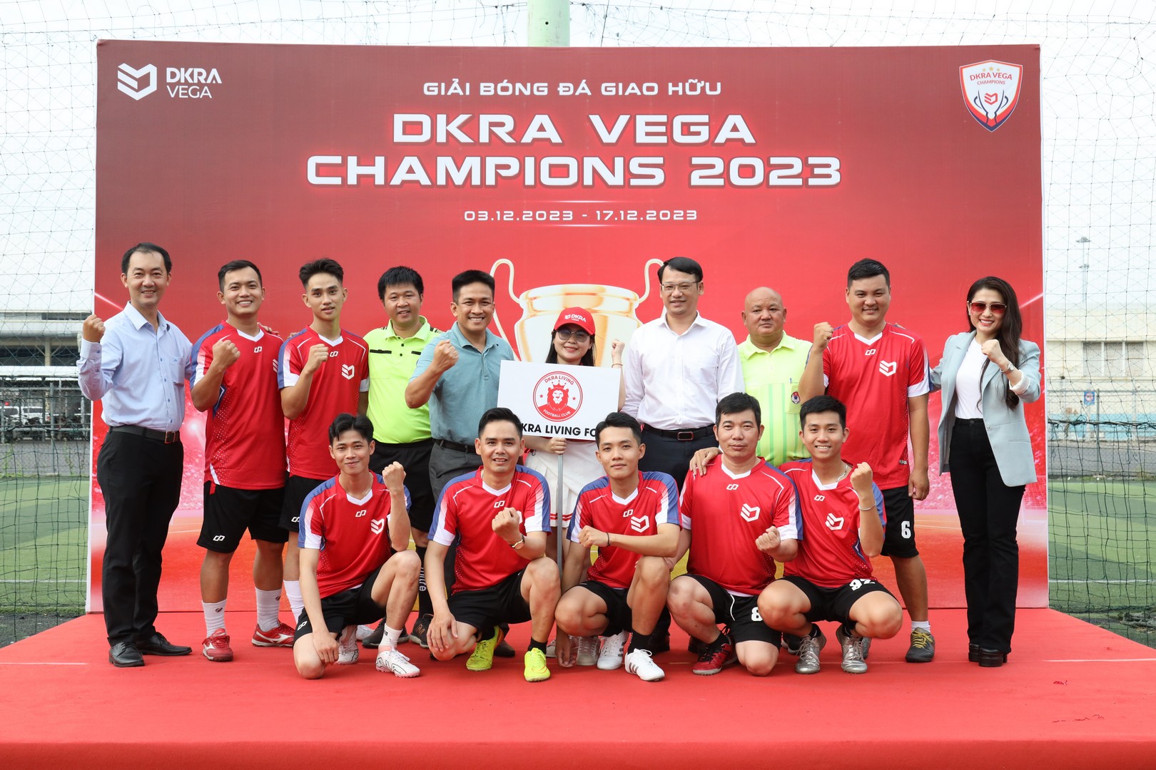 DKRA Living tham gia Giải bóng đá DKRA VEGA CHAMPIONS 2023